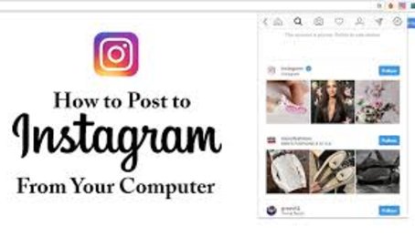 Cách đăng bài trên instagram bằn máy tính, đăng ảnh lên instagram bằng máy tính