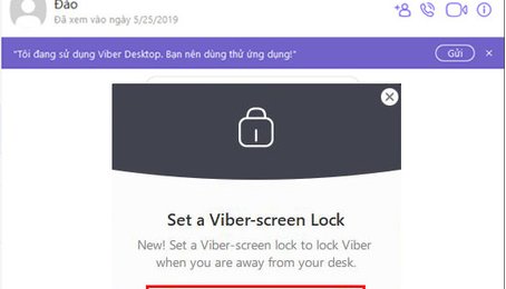 Cách đổi mã khóa Viber trên máy tính nhanh chóng đơn giản