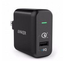 Sạc ANKER 1 cổng 18W, Quick charge 3.0 (Co Poweriq, Powerport +1, QC 3.0, with Poweriq)