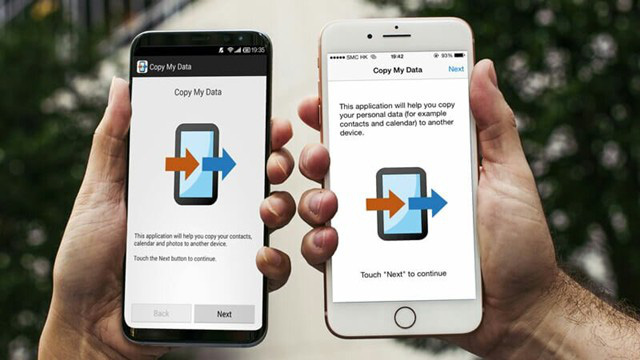 Mẹo chuyển nhanh dữ liệu qua lại giữa iOS và Android sử dụng Copy My Data